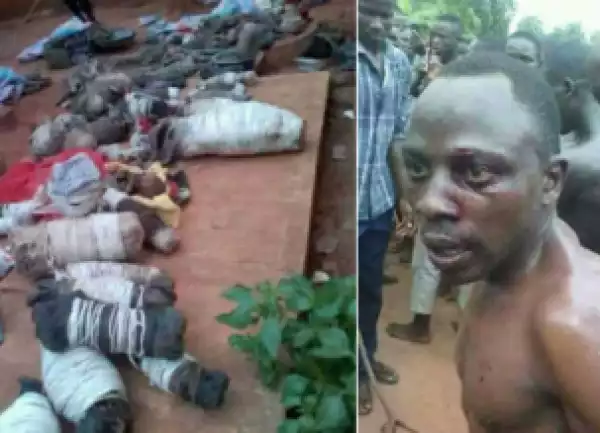 Suspected Ritualists Caught With Roasted Babies (Photos)